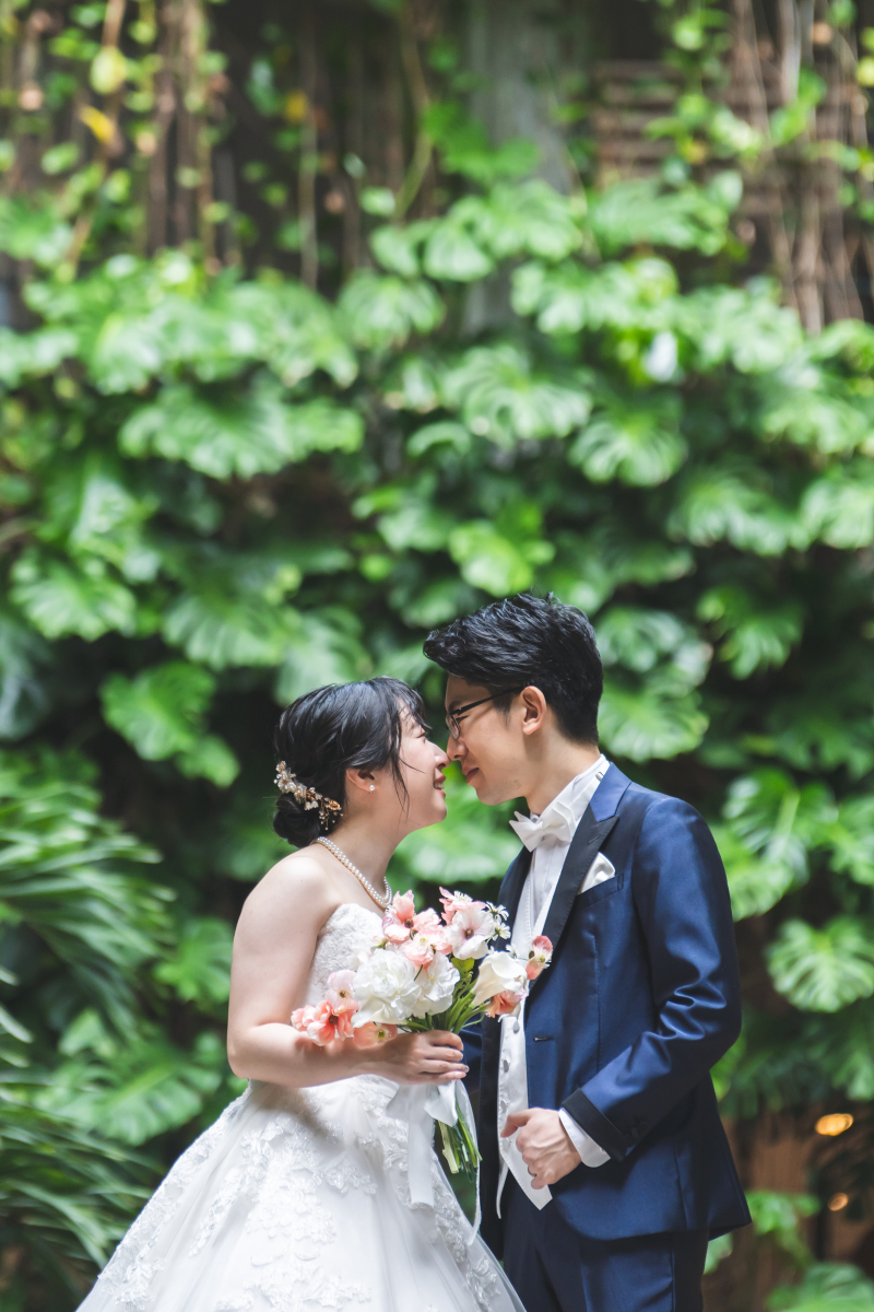 緑に包まれたロマンチックな一枚