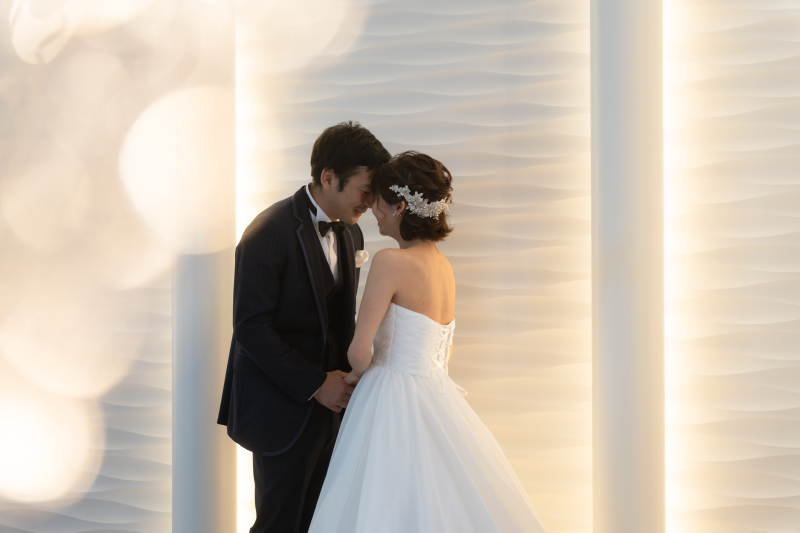 おでこを合わせて♡