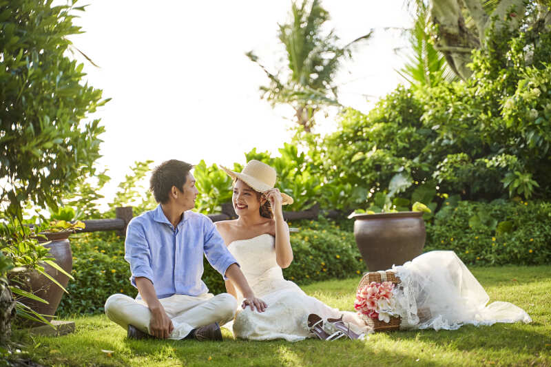 おふたりのナチュラルな姿も