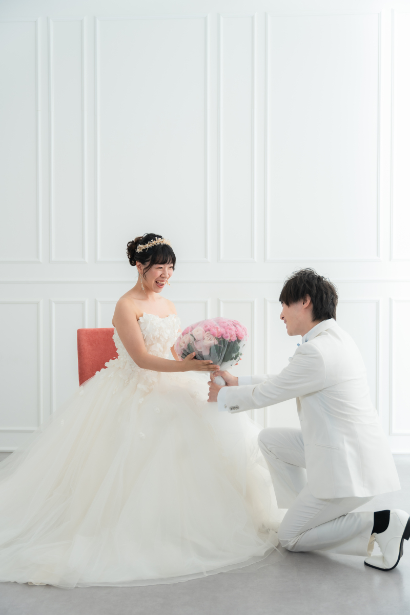 お花を渡して♡