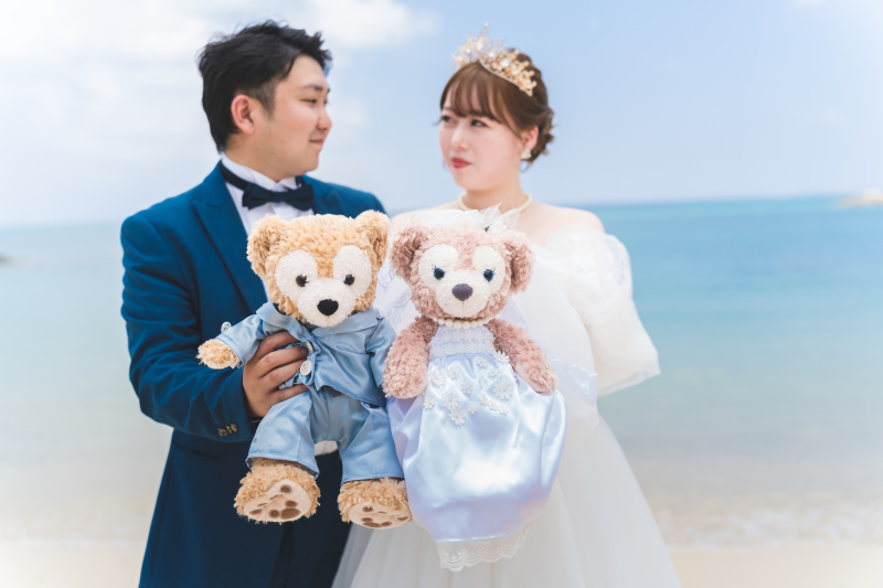 大切なお母様が作ってくれたぬいぐるみと一緒に