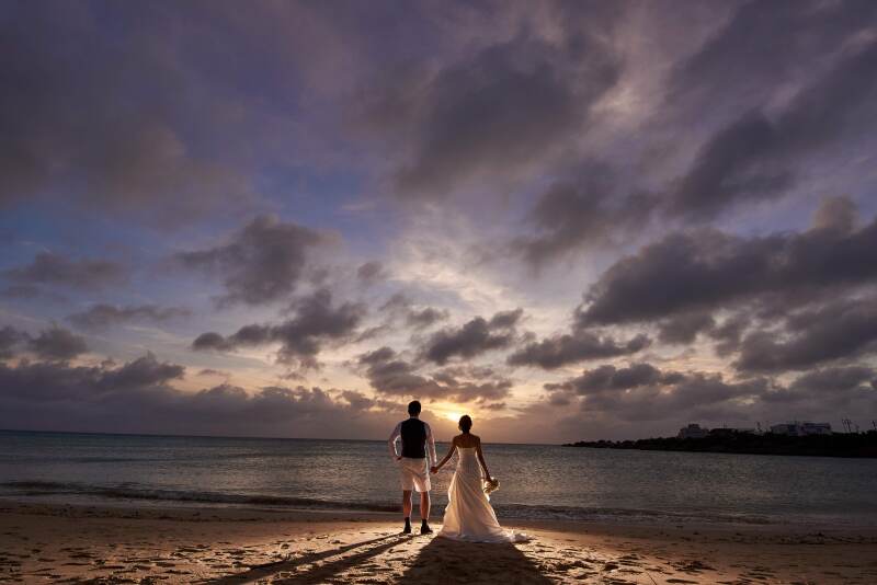 サンセットでロマンティックな撮影♪