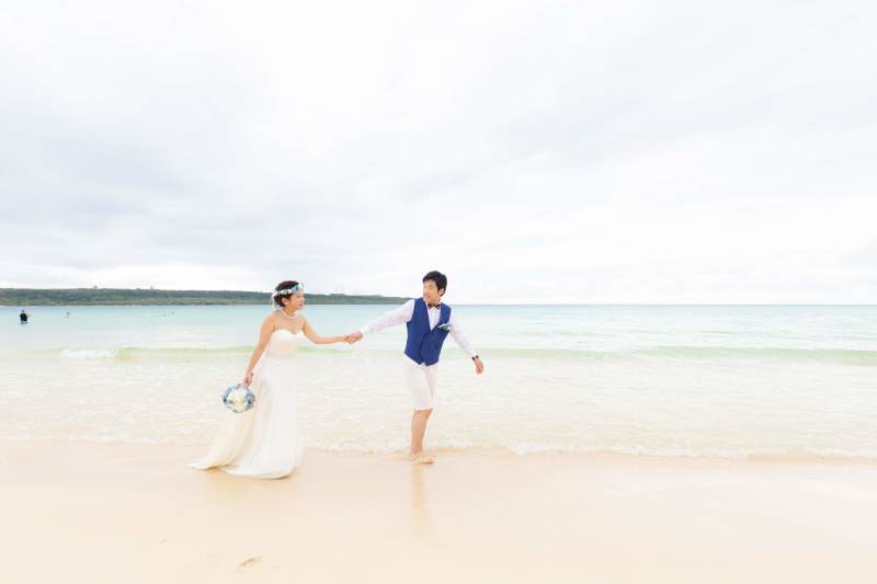 宮古の海をどこまでも二人で・・・♡