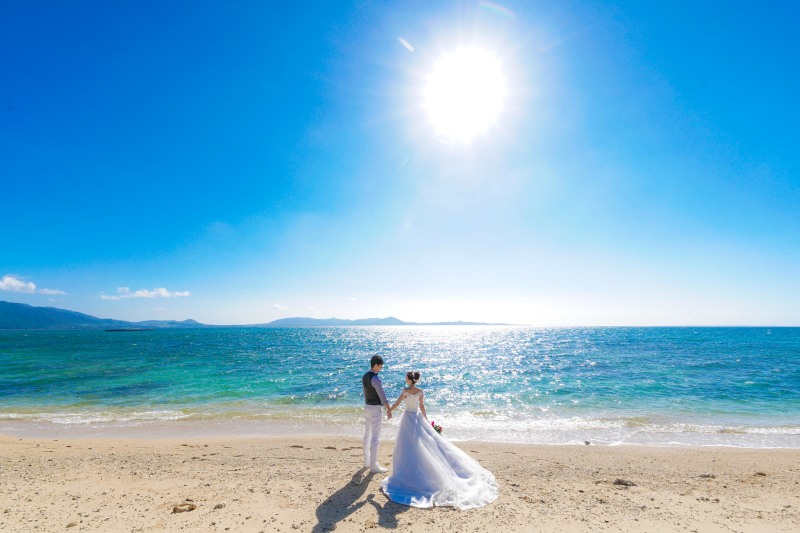 どこまでも続くこの青さに愛を誓う