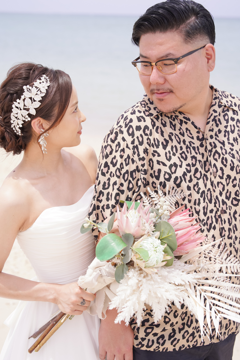 ブーケを持って♡