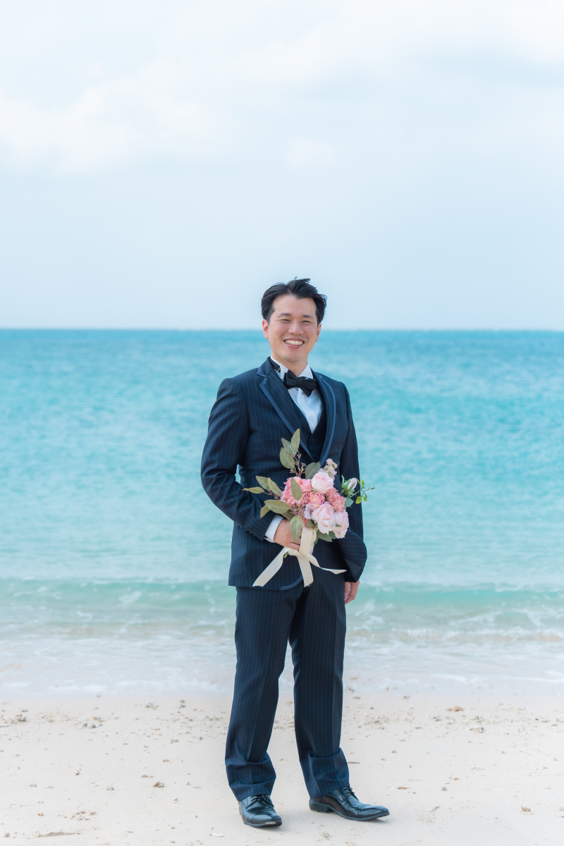 新郎様のソロショット♡