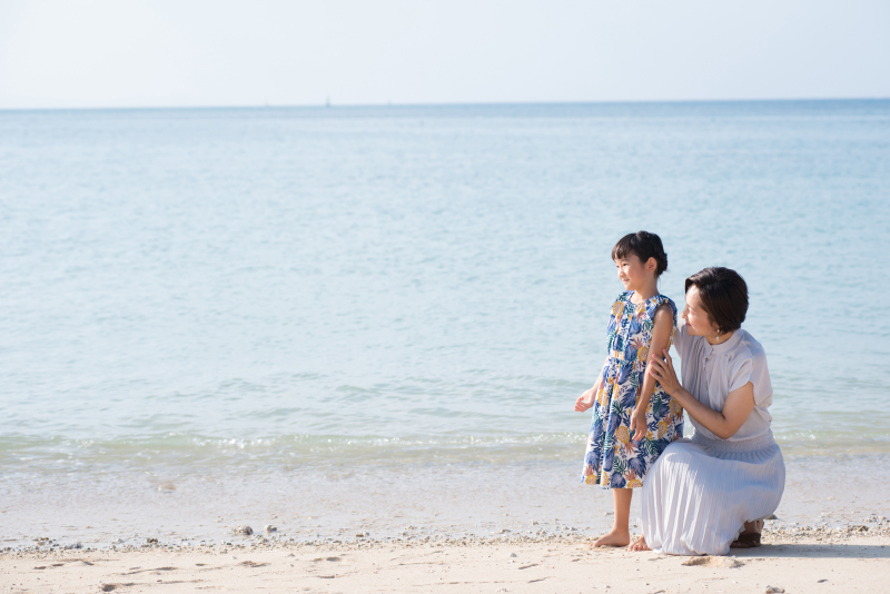 一緒に見つめる先には…？