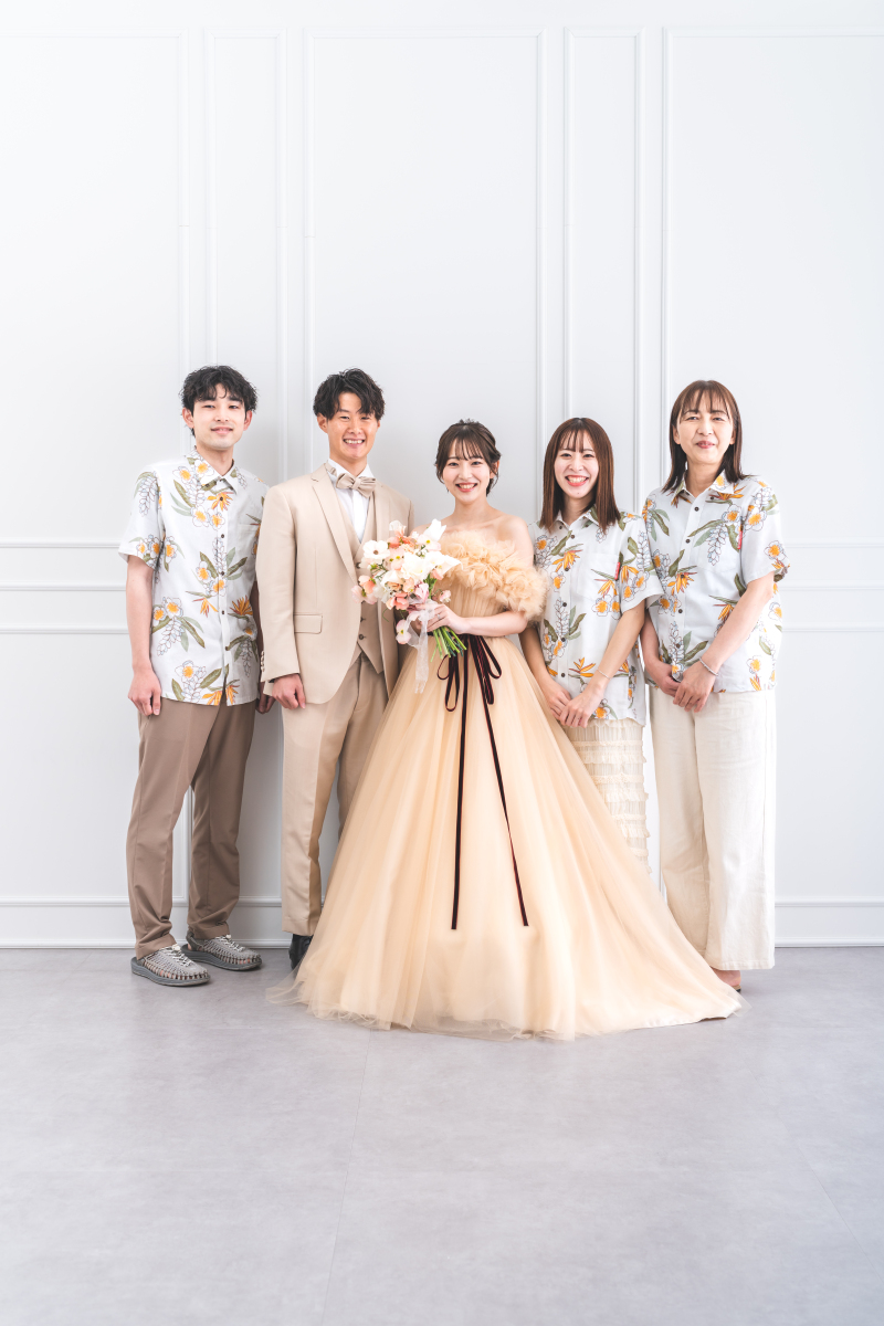 家族の笑顔がそろうスタジオ時間は特別な一日