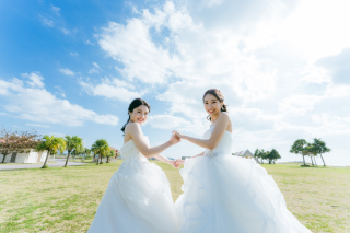 女の子同士の撮影もキュート♡