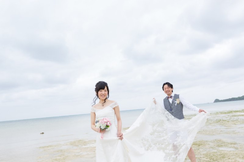 初めてドレスを着てドキドキ❤