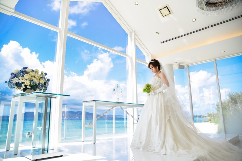 まるで絵のような海と空！