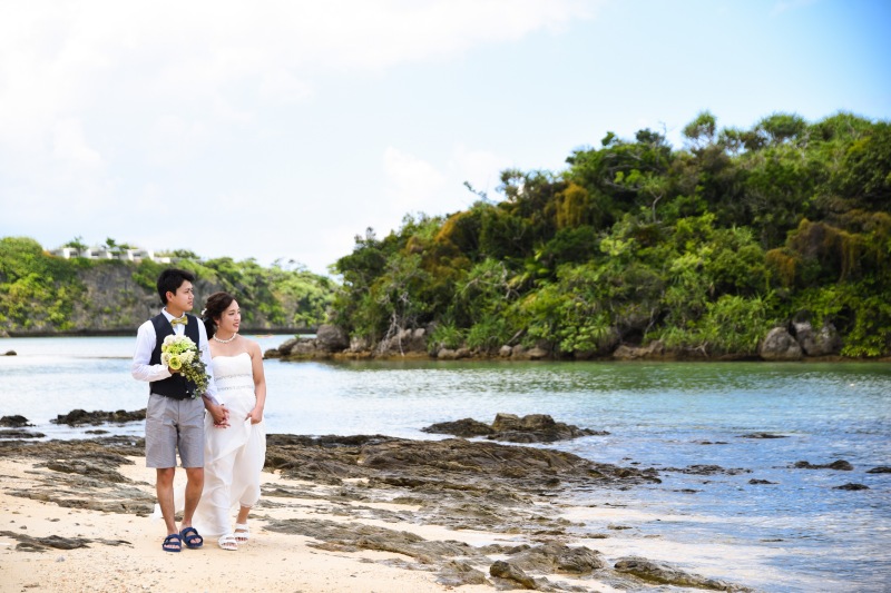 沖縄の自然に囲まれて…