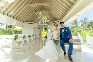 ムーンビーチチャペルプランのお二人の1日を密着♡