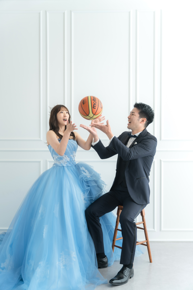バスケットボールと一緒に♡
