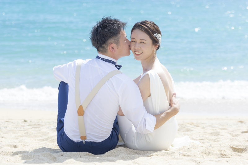 ほっぺにキス♡