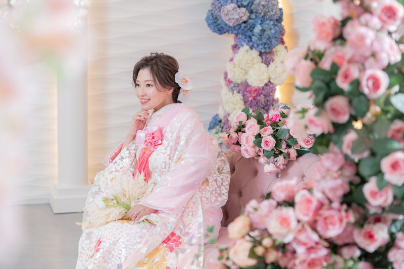 自慢のスタジオにピッタリのおしゃれな撮影が可能♡