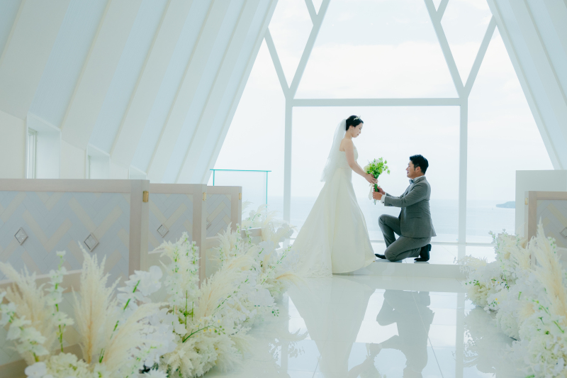 おふたりだけの世界を演出♪天候にも左右されない!