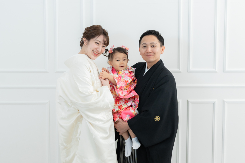 お子様の和装も対応可能！かわいいヘアメイクOPも！