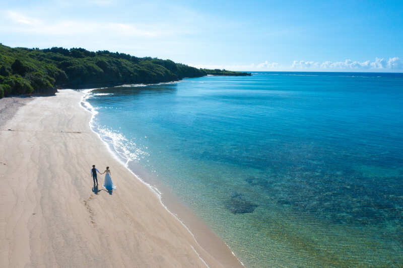 ドローン撮影も対応可能！スケール感のあるお写真に◎