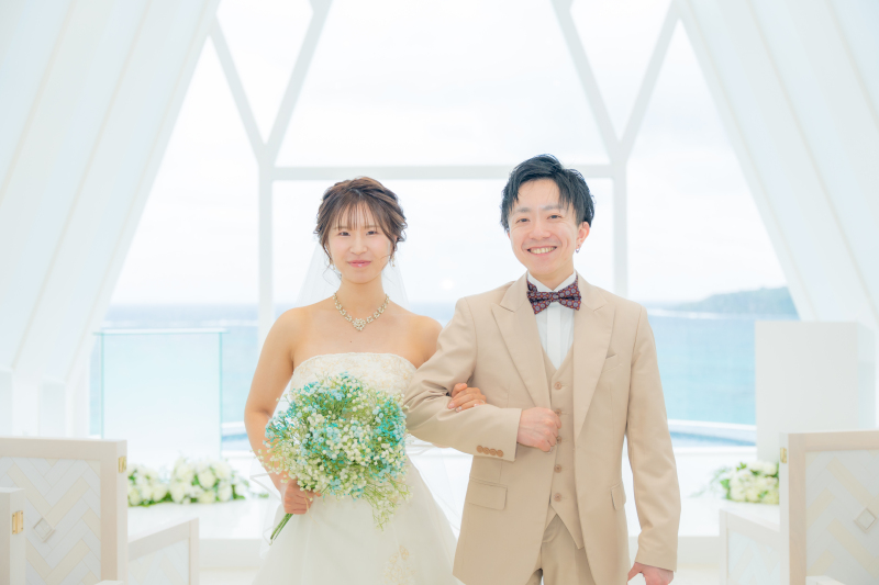 北部チャペルでお二人だけの思い出の１枚！！