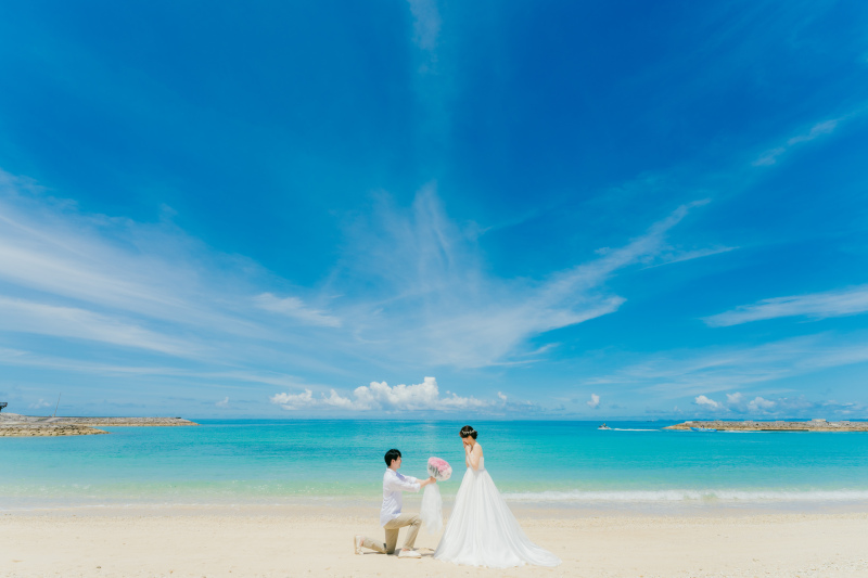 コスパNo1！ドレス2着ビーチ＋スタジオ撮影特典200データに増量中【10月末までの成約で7大特典プレゼント！】