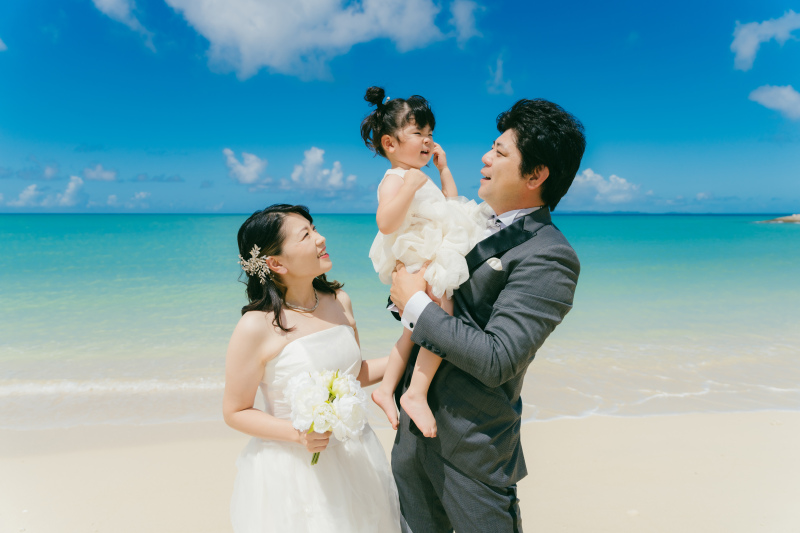 キッズ衣装&子守アテンド特典!ファミリービーチ【10月末までの成約で7大特典付き！】