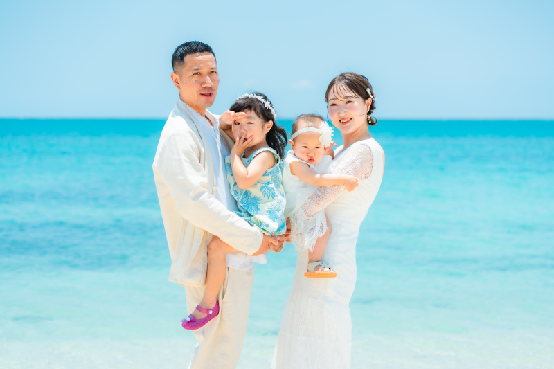 キッズ衣装&子守アテンド特典!ファミリービーチ&グリーン【5月末までの成約で7大特典付き!】