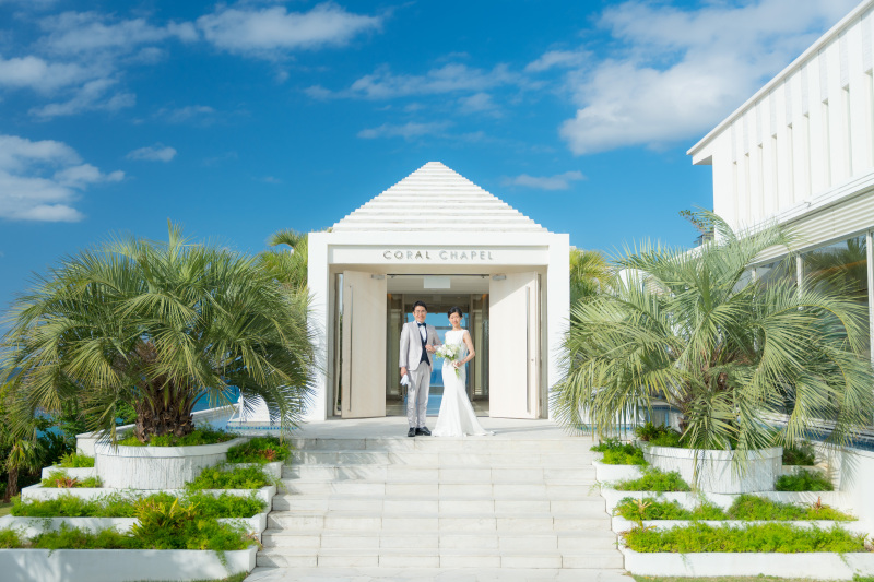  ドレス2着&データ250に増量中！北部チャペル＋ビーチ＋スタジオ＆グリーン【10月末までの成約で7大特典プレゼント！】