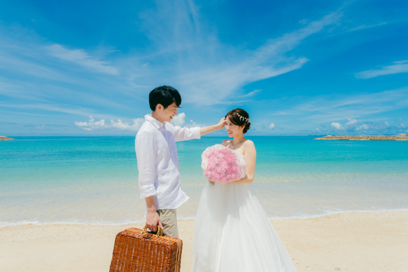 コスパNo1！ドレス2着ビーチ＋スタジオ撮影特典200データに増量中【10月末までの成約で7大特典プレゼント！】