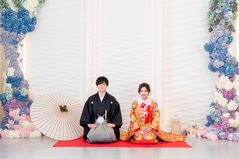 和装スタジオ&洋装ビーチプラン今だけヘアチェンジ特典付き♪【5月末までの成約でデータ増量・和装レンタル小物込み!】