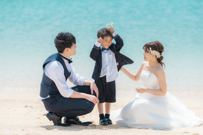 キッズ衣装&子守アテンド特典!ファミリービーチ【10月末までの成約で7大特典付き！】