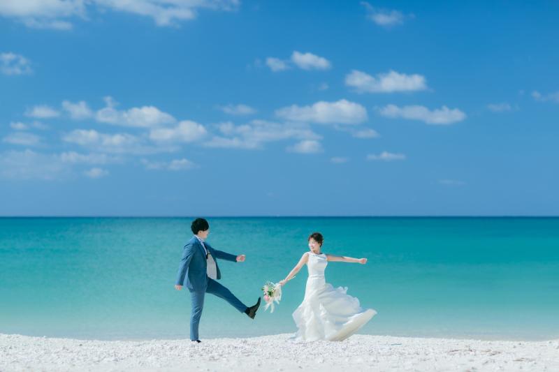 和装スタジオ&洋装ビーチプラン今だけヘアチェンジ特典付き♪【5月末までの成約でデータ増量・和装レンタル小物込み!】