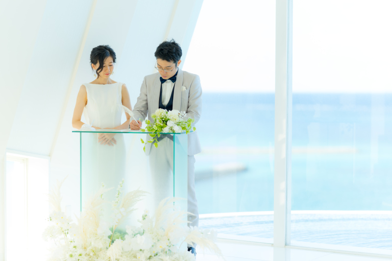  ドレス2着&データ250に増量中！北部チャペル＋ビーチ＋スタジオ＆グリーン【10月末までの成約で7大特典プレゼント！】