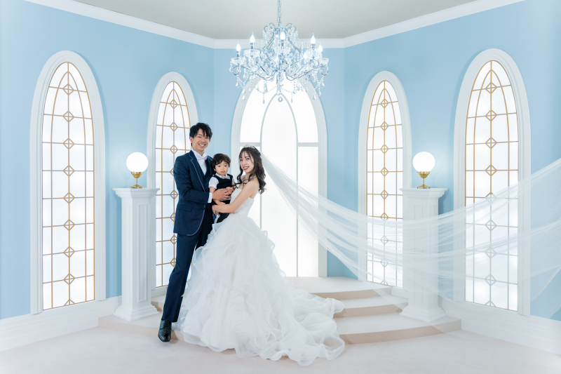 子守アテンド付きで安心！お子様連れに嬉しい7大特典付き♡ファミリースタジオ3シーンプラン