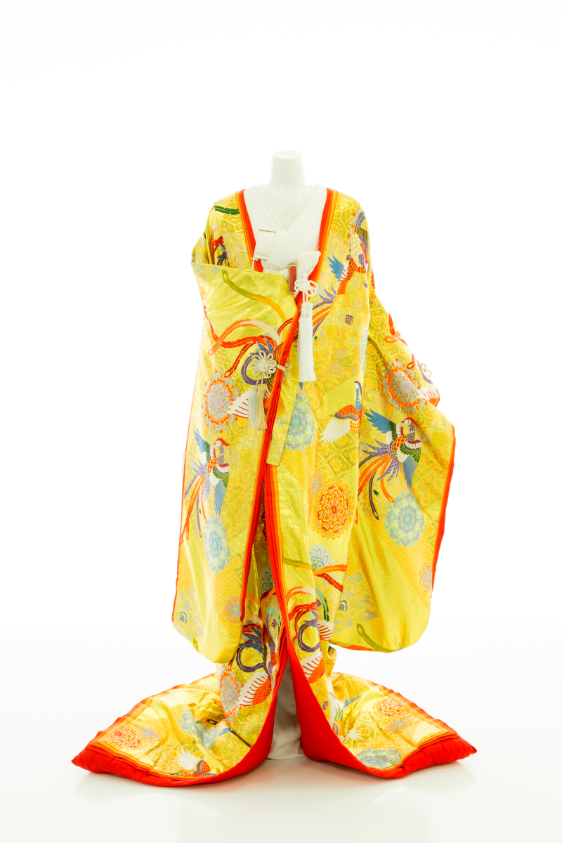 金八重鳳凰有色紋様