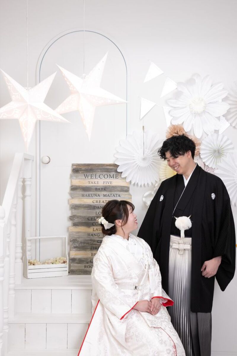 仲睦まじい姿を