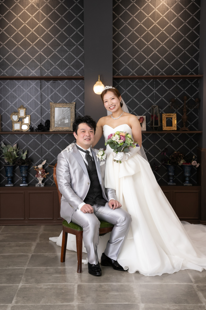 クラシックな黒壁で