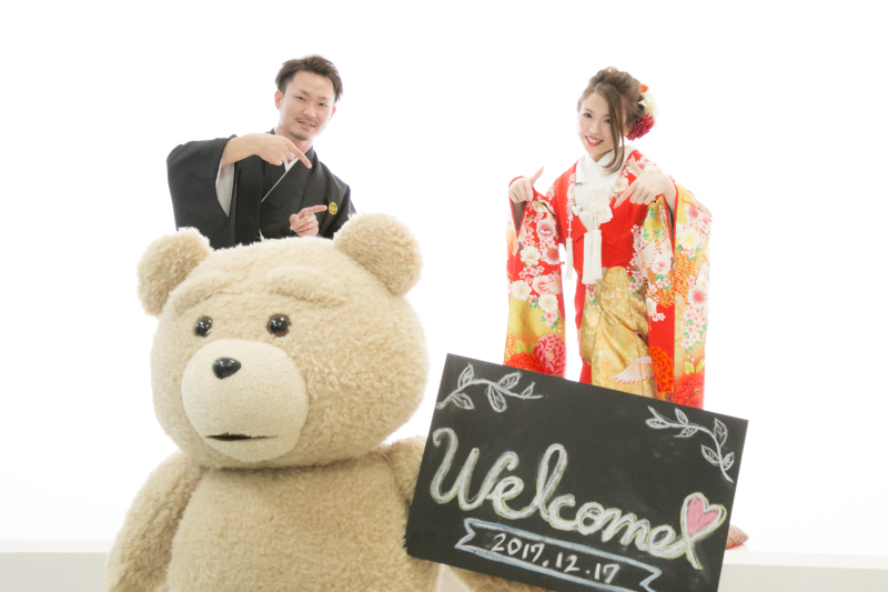 お気に入りのくまちゃんとも！