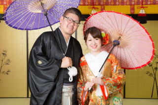 和装洋装スタジオフォト