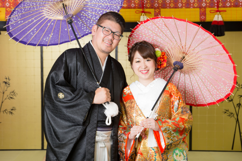 和装洋装スタジオフォト