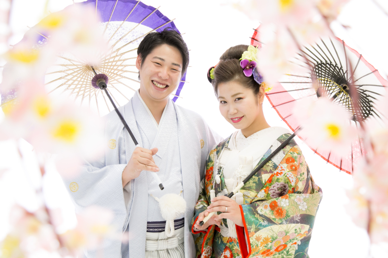 和装といえば和傘！