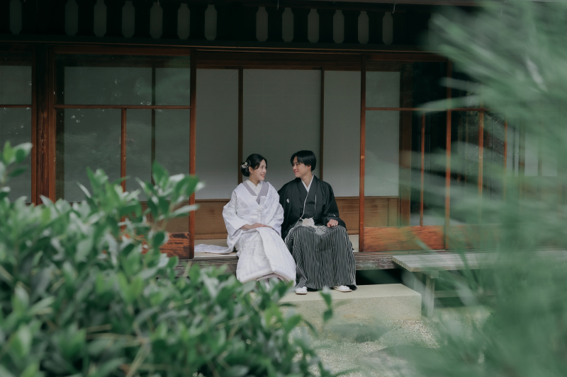 MaiBRIDE天白_庭園で撮影できる