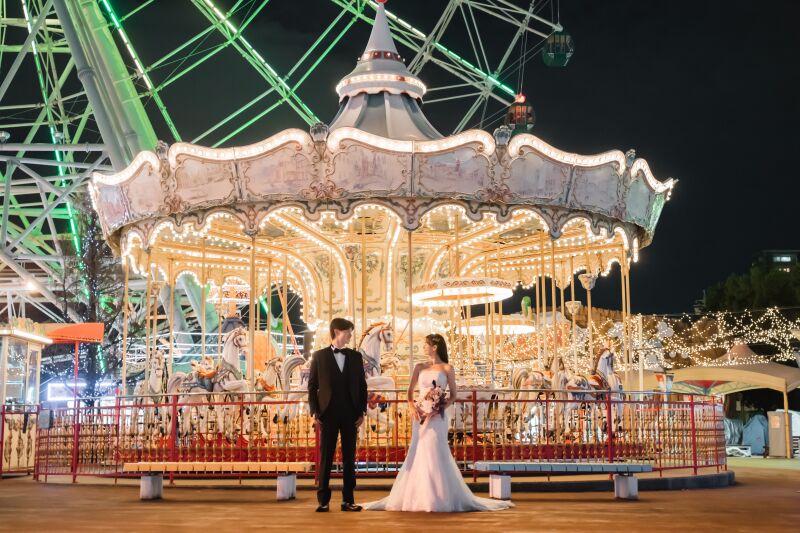 MaiBRIDE天白_夜景で撮影できる