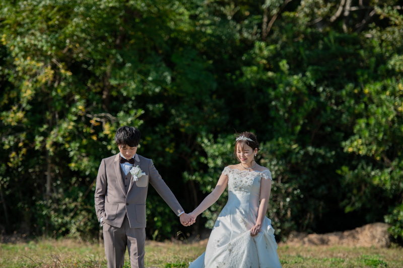 海や砂浜だけじゃない！緑溢れる自然でも撮影できる