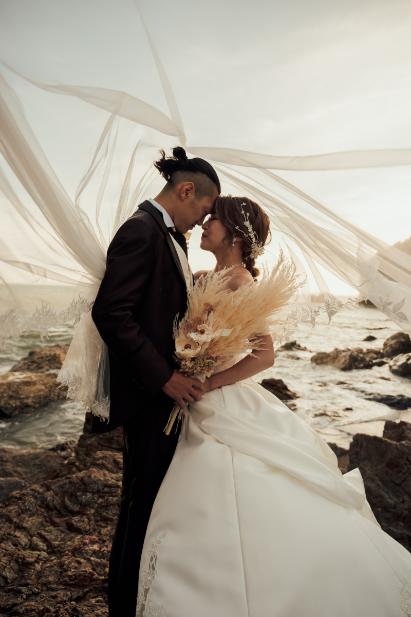 MaiBRIDE天白_海で撮影できる