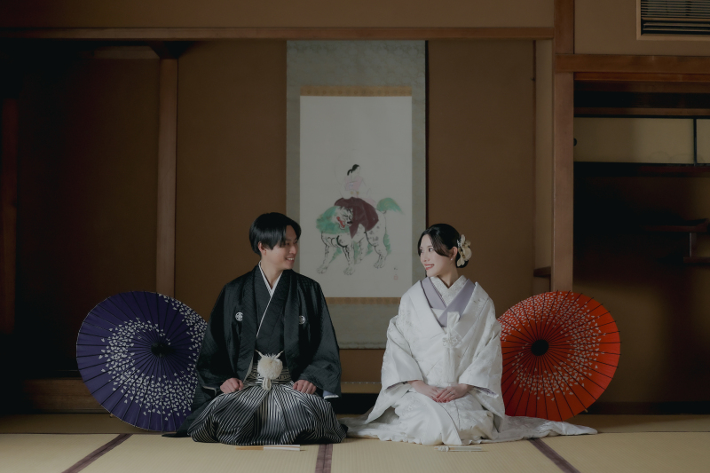 MaiBRIDE天白_庭園で撮影できる