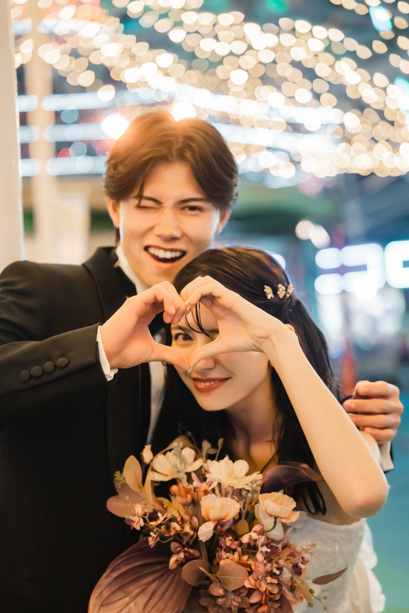 MaiBRIDE天白_夜景で撮影できる