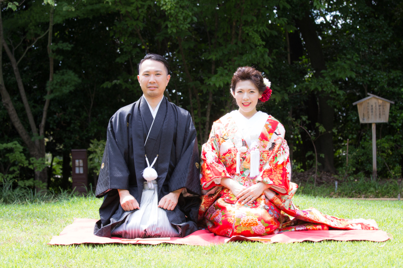 定番の正座ポーズ！