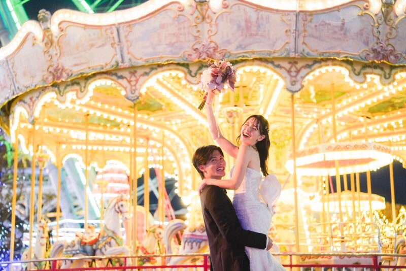 【シートレインランド 全データプラン】レトロな遊園地でおしゃれな写真が残せる!