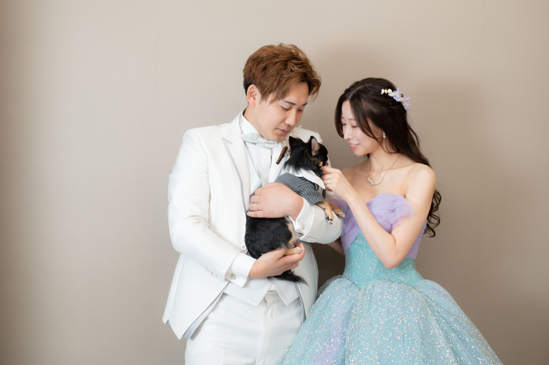 【ペット撮影応援! 全データプラン】大好きなペットと一緒にフォトウェディングが叶う!